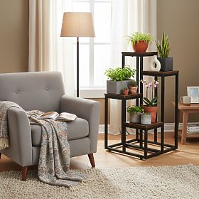 Stalak za cvijeće ukrasi 4 police loft ModernHome