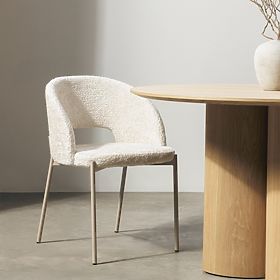 Stolica s otvorom u naslonu Jazz, svijetlo bež, lectus