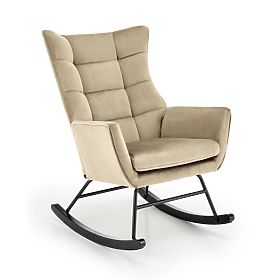 Stolica za ljuljanje BAZALTO - bež, Halmar