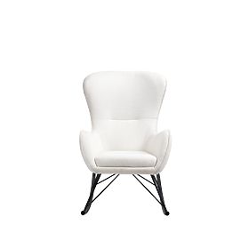 Stolica za ljuljanje HARMONIE - bijela, Halmar