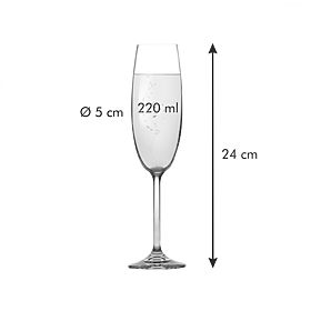 Stolni set CHARLIE boja prozirna tescoma