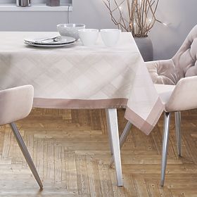 Stolnjak MILLUZA krem metalizirani klasični motiv 110x160 ameliahome