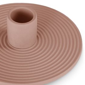 Svijećnjak MORAB boja puder ružičasta boho stil za interijer ameliahome