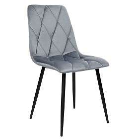Tapecirana baršunasta stolica Madison Velvet grafitna