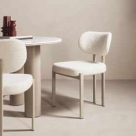 Tapecirana stolica Flare, krem/bež