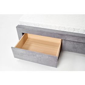 Tapecirani krevet 160x200 SABRINA - tamno siva, Halmar