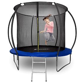Trampolin s zaštitnom mrežom i ljestvama HENZEN 305 cm plava FT10