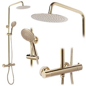 Tuš set s termostatom REA VINCENT Zlatna, Rea