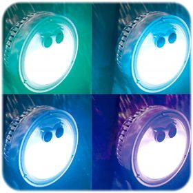 Višebojna LED lampa na baterije za SPA INTEX 28503