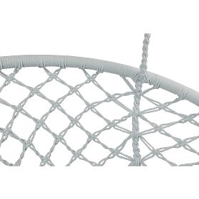 Viseća stolica Bocianovo gnijezdo LAGOS siva s jastucima