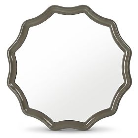 Viseće ogledalo Luppo, zeleno-sivo, sjajno