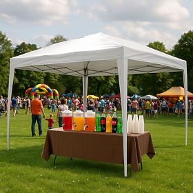 Vrtni paviljonski šator 3x3 m automatski sklopivi krov za vrt na terasu MultiGarden