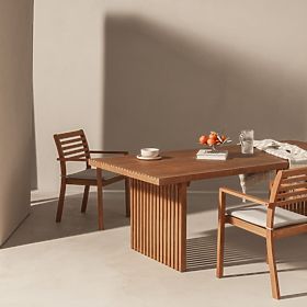 Vrtni stol Familis ll 240 cm, eukaliptovo drvo FSC, izgled tikovine