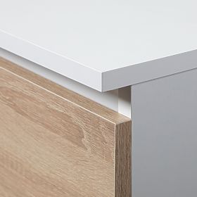 ZATVORENA KNJIŽNICA R60 2D 1SZ CLP PK BIJELA / SONOMA